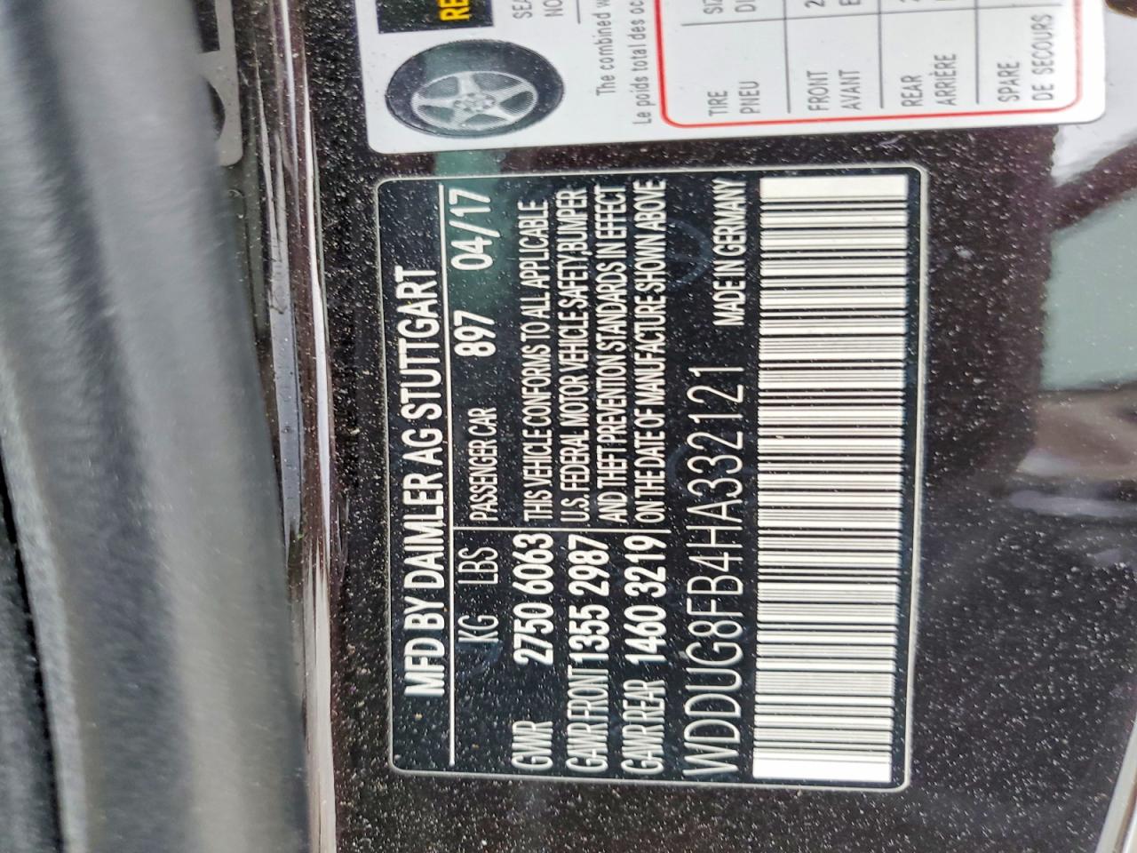 2017 MERCEDES-BENZ S 550 4MATIC photo 23