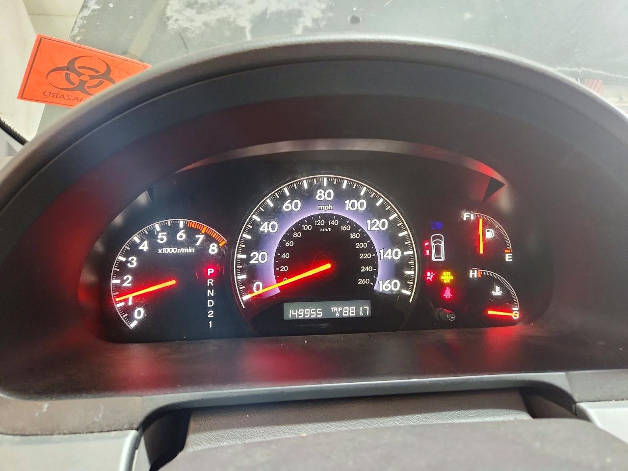2010 HONDA ODYSSEY EXL photo 9