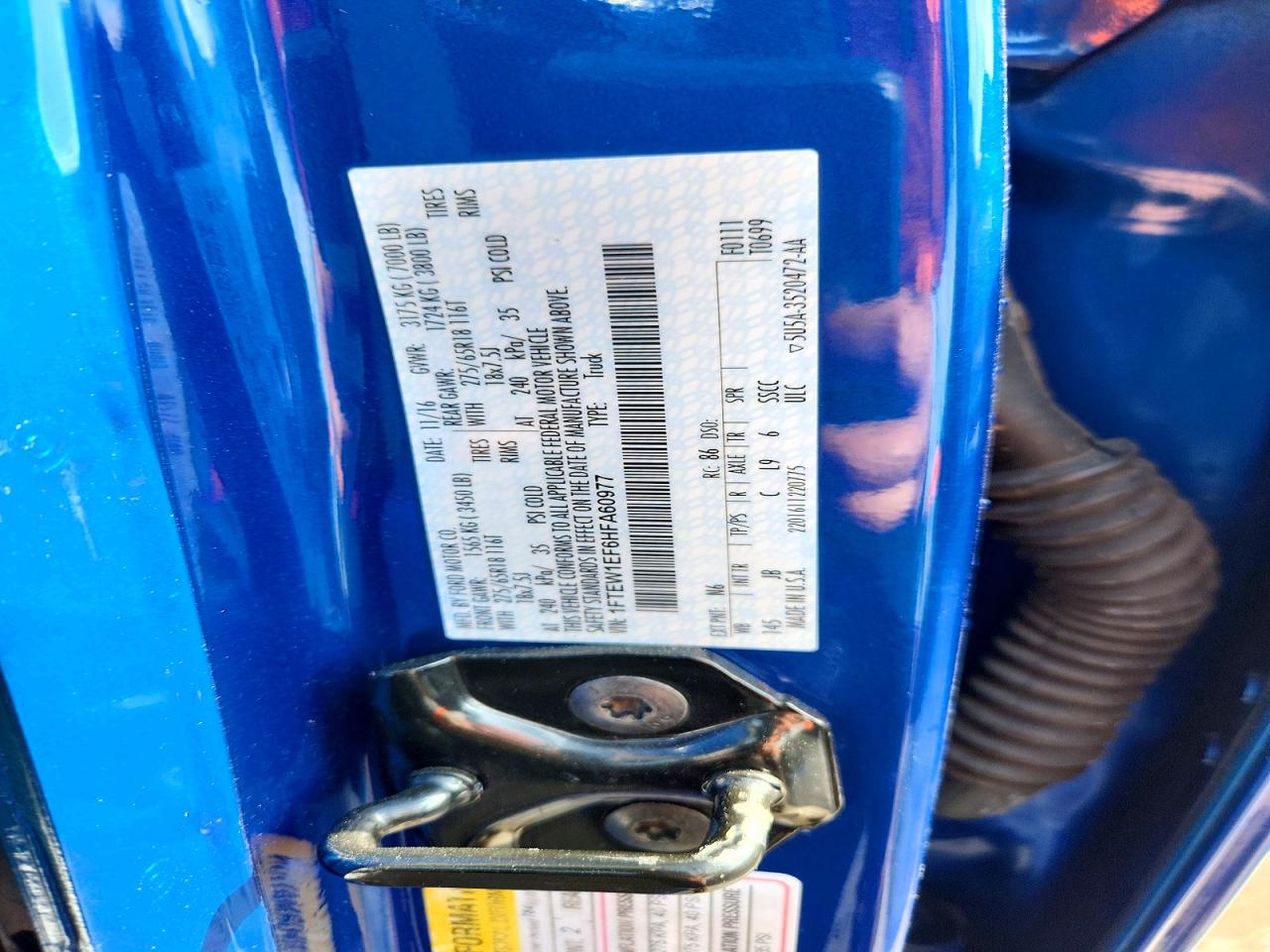 2017 FORD F150 SUPERCREW photo 12