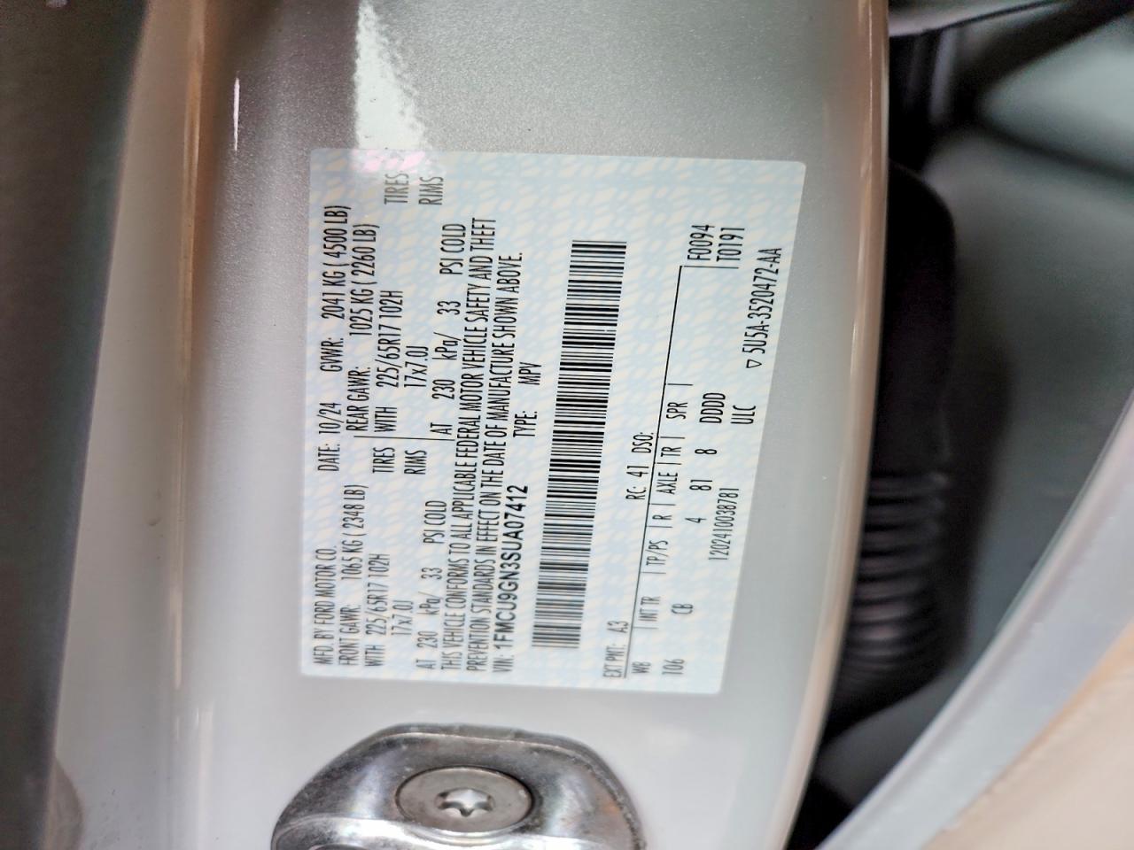 2025 FORD ESCAPE ACTIVE photo 37