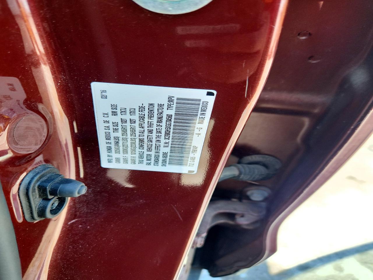 2016 HONDA CR-V EX photo 25