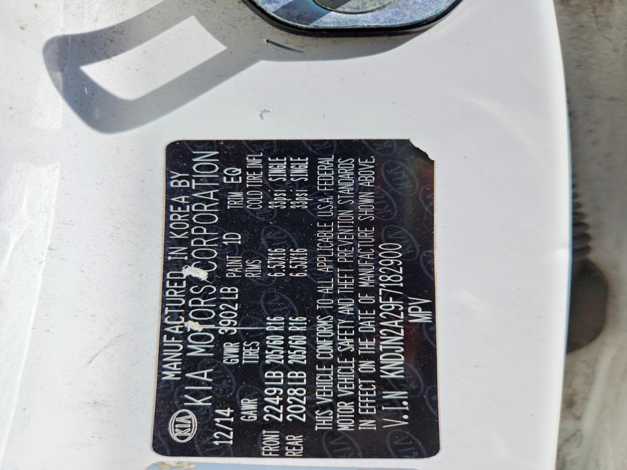 2015 KIA SOUL BASE photo 27
