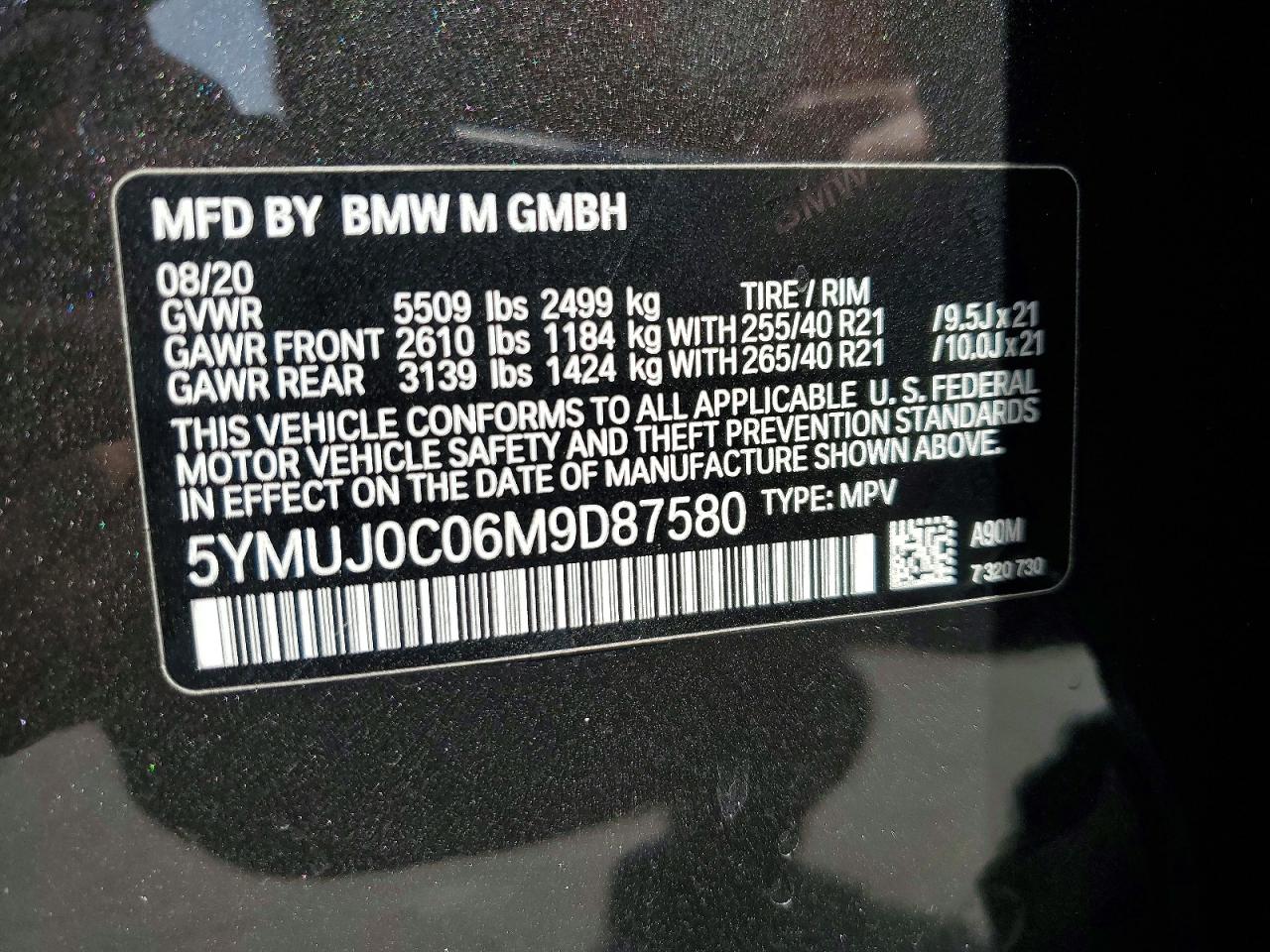 2021 BMW X4 M COMPETITION photo 37