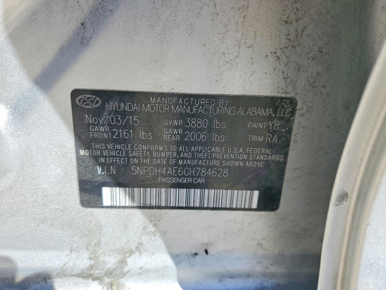 2016 HYUNDAI ELANTRA SE photo 34