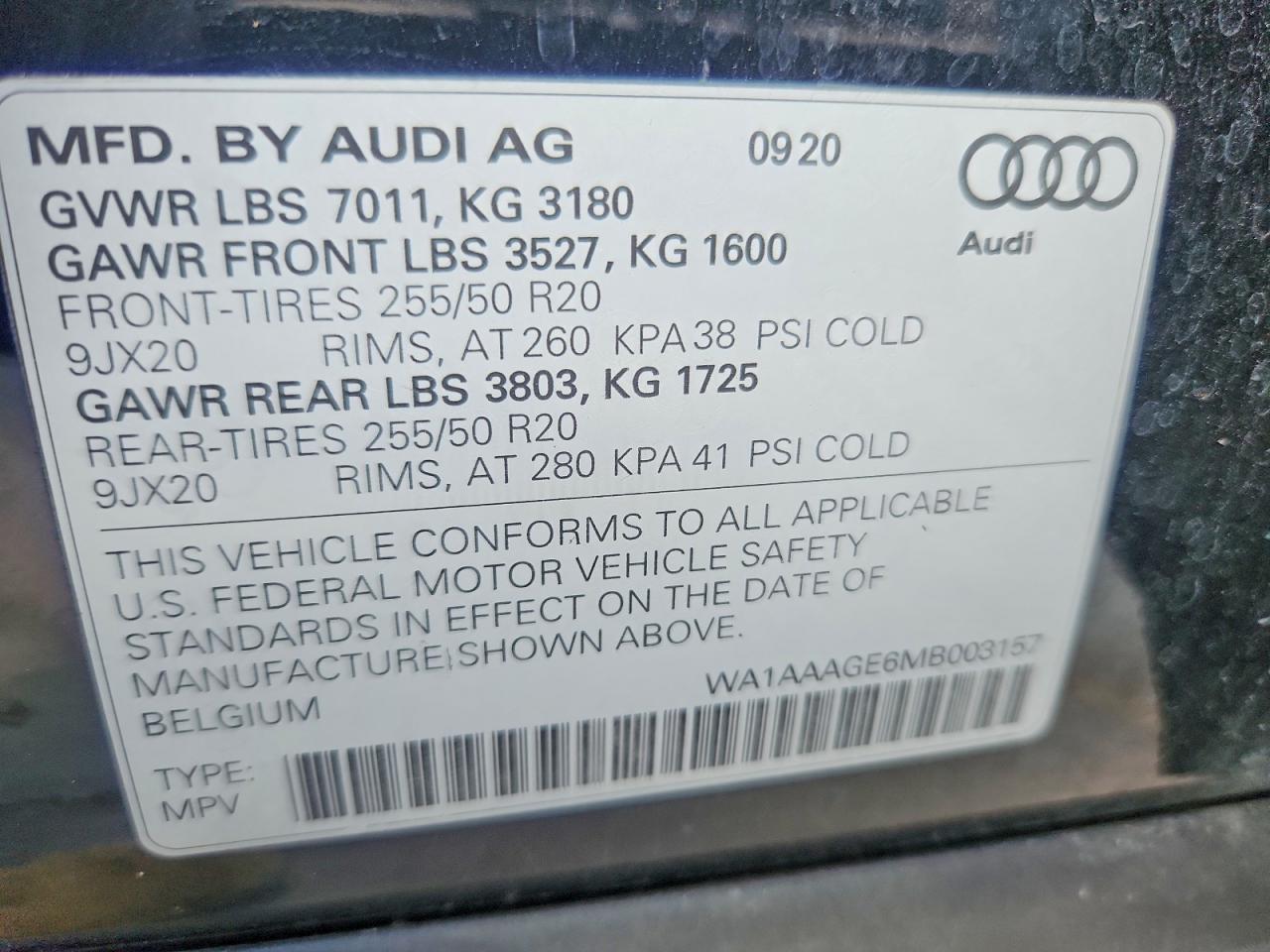 2021 AUDI E-TRON PREMIUM photo 27