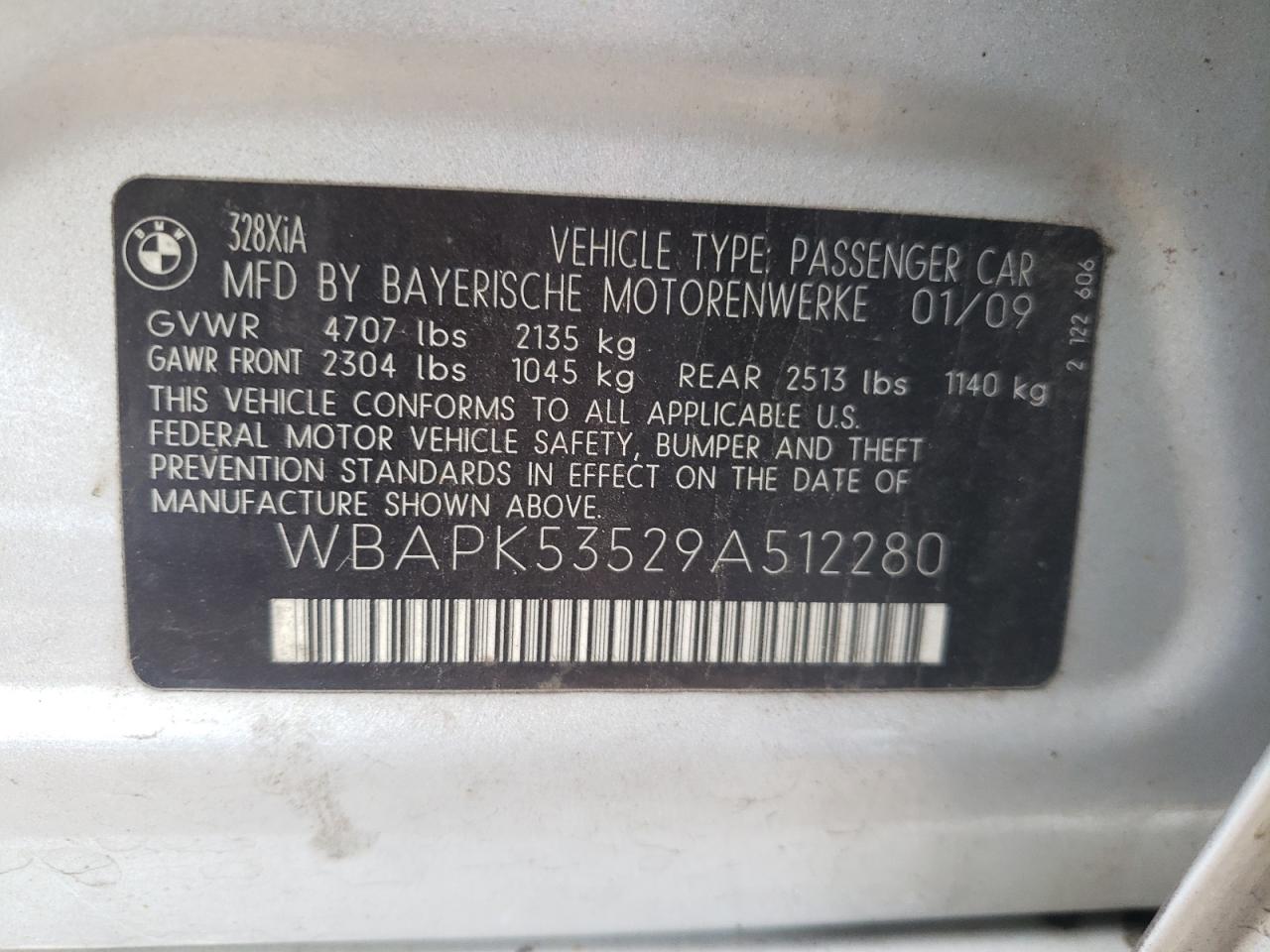 2009 BMW 328 XI SULEV photo 12