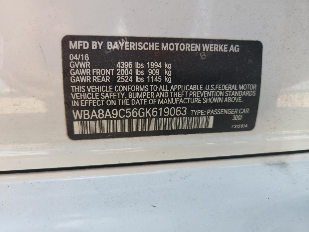2016 BMW 320 I photo 23