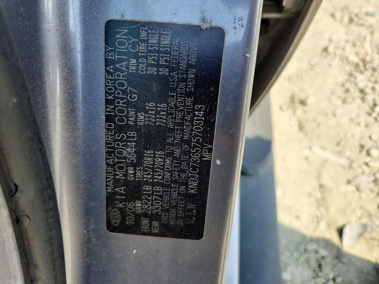 2007 KIA SORENTO LX photo 23