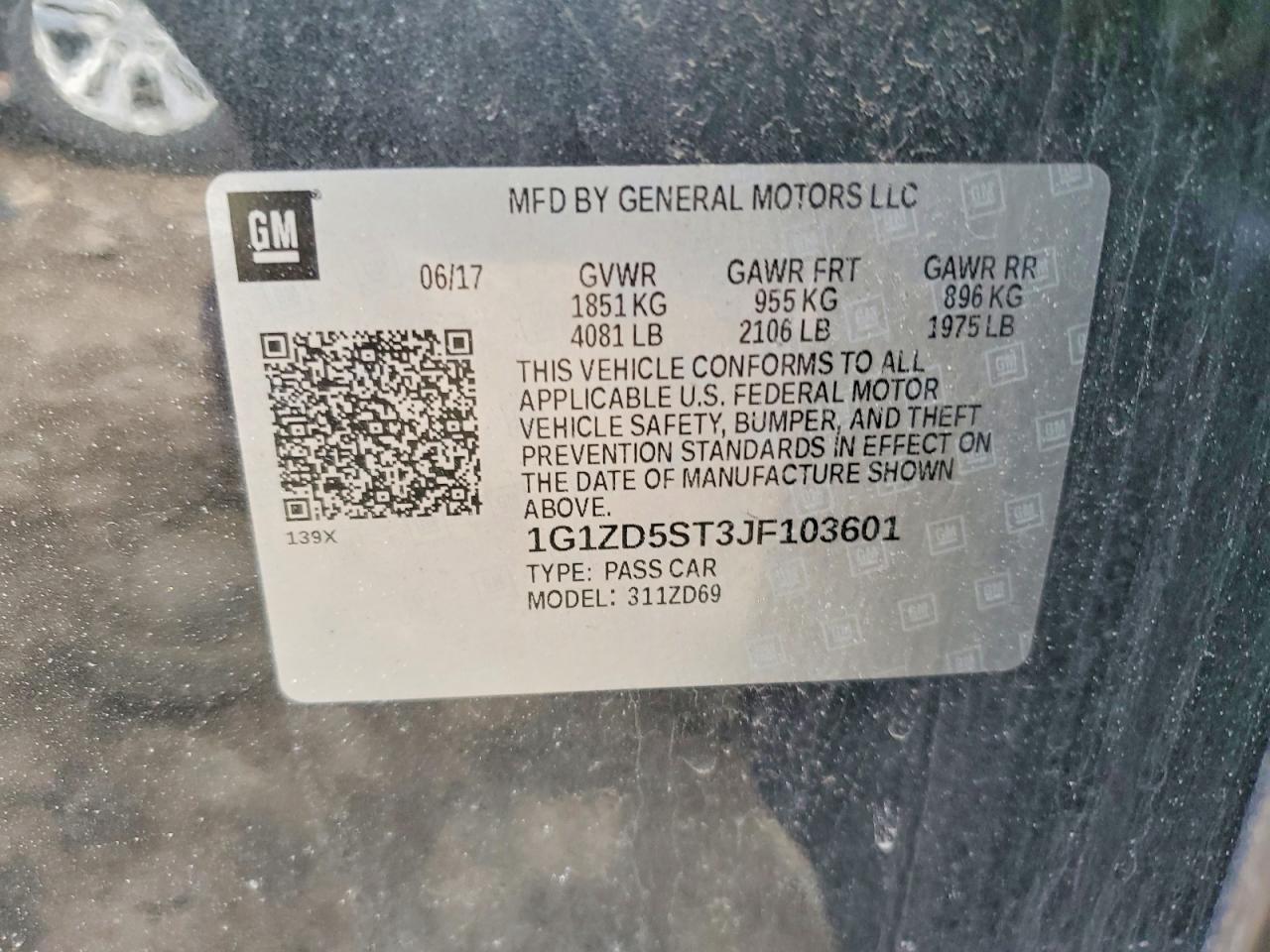 2018 CHEVROLET MALIBU LT photo 25