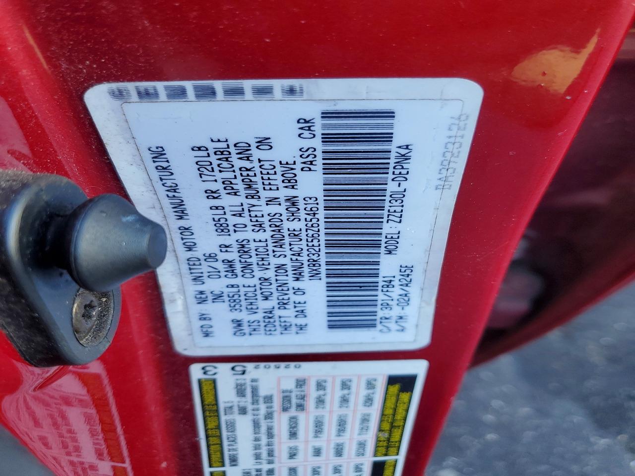2006 TOYOTA COROLLA LE photo 23
