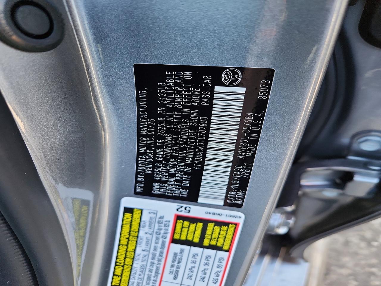 2026 TOYOTA CAMRY SE photo 23