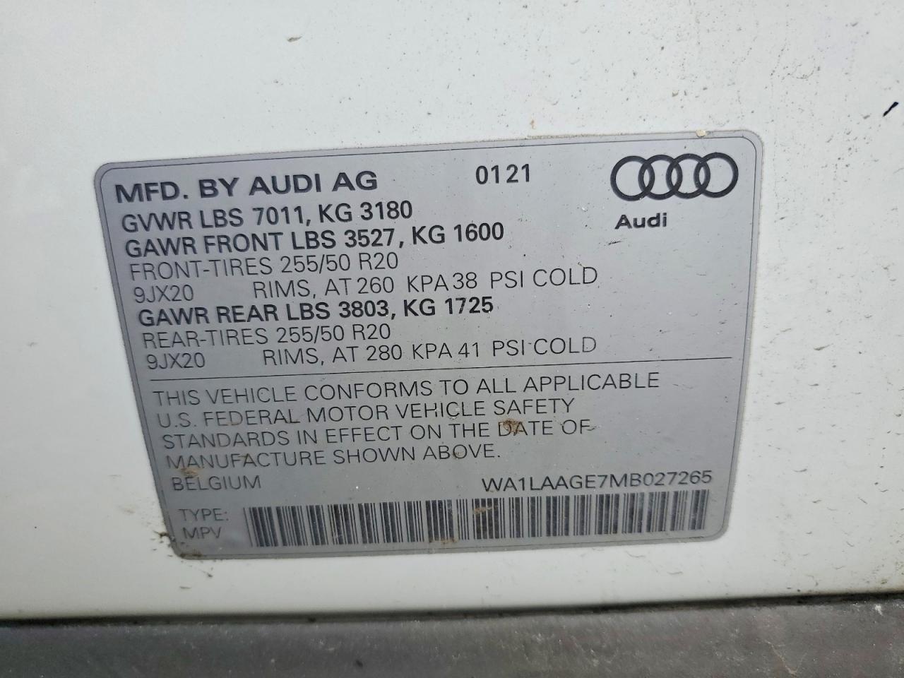 2021 AUDI E-TRON PREMIUM PLUS photo 34