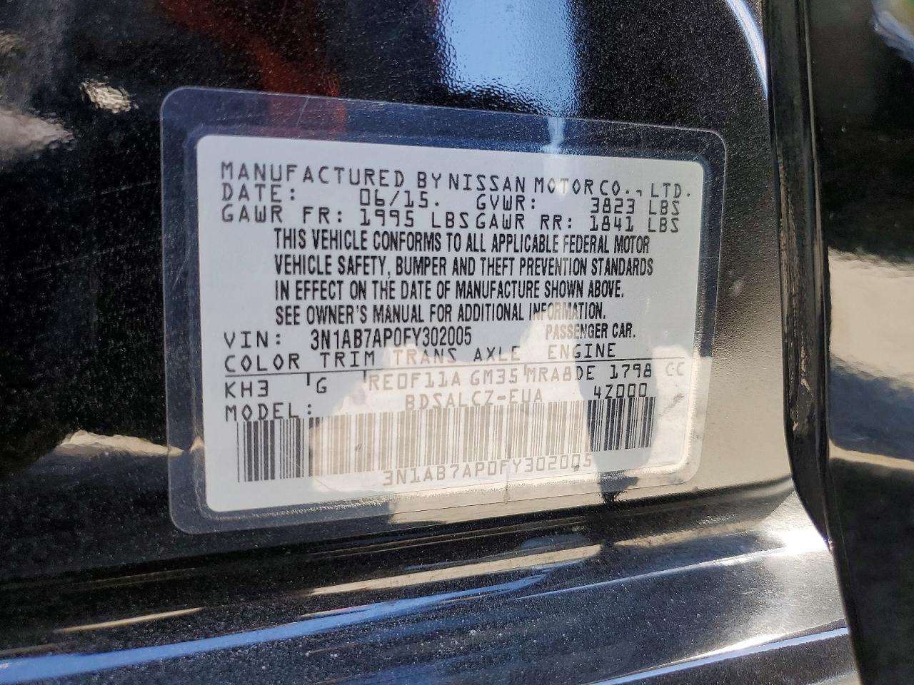 2015 NISSAN SENTRA S photo 13