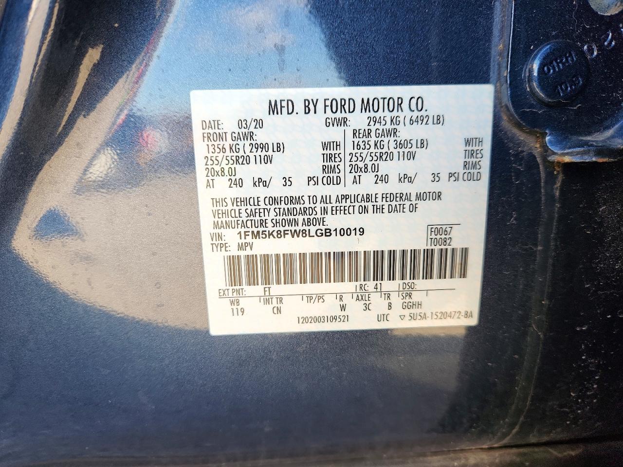 2020 FORD EXPLORER LIMITED photo 25