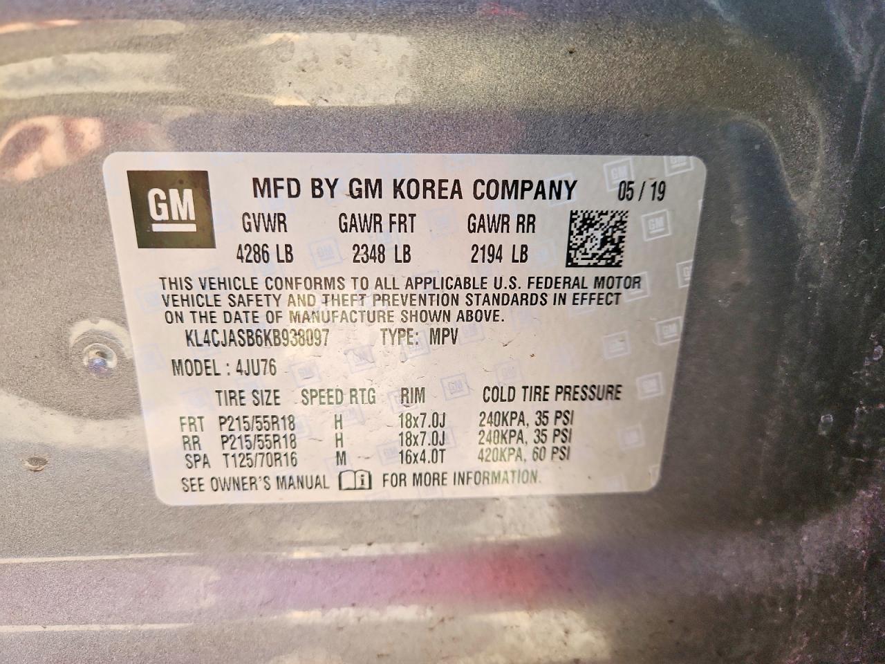 2019 BUICK ENCORE PREFERRED photo 37