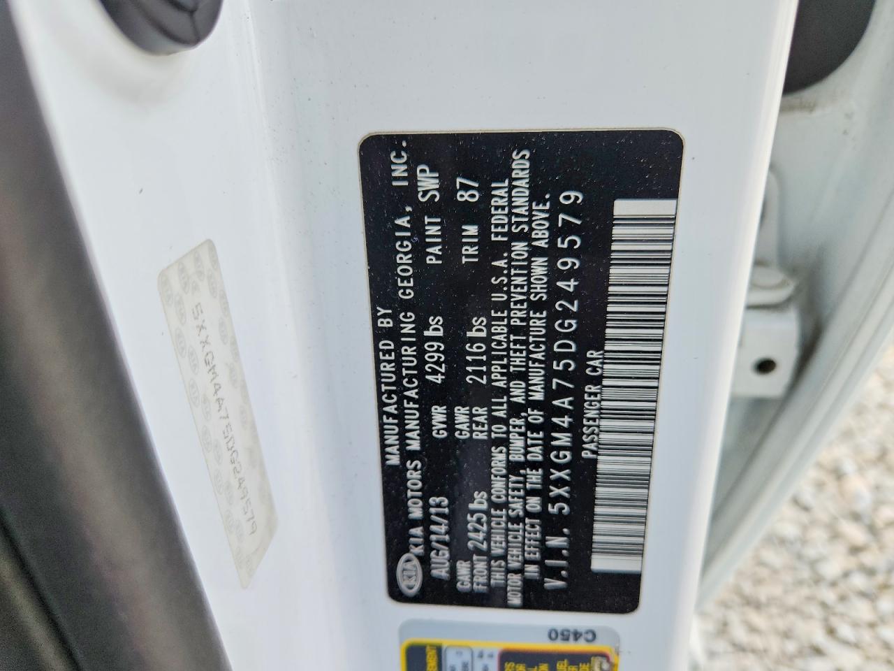 2013 KIA OPTIMA LX photo 34