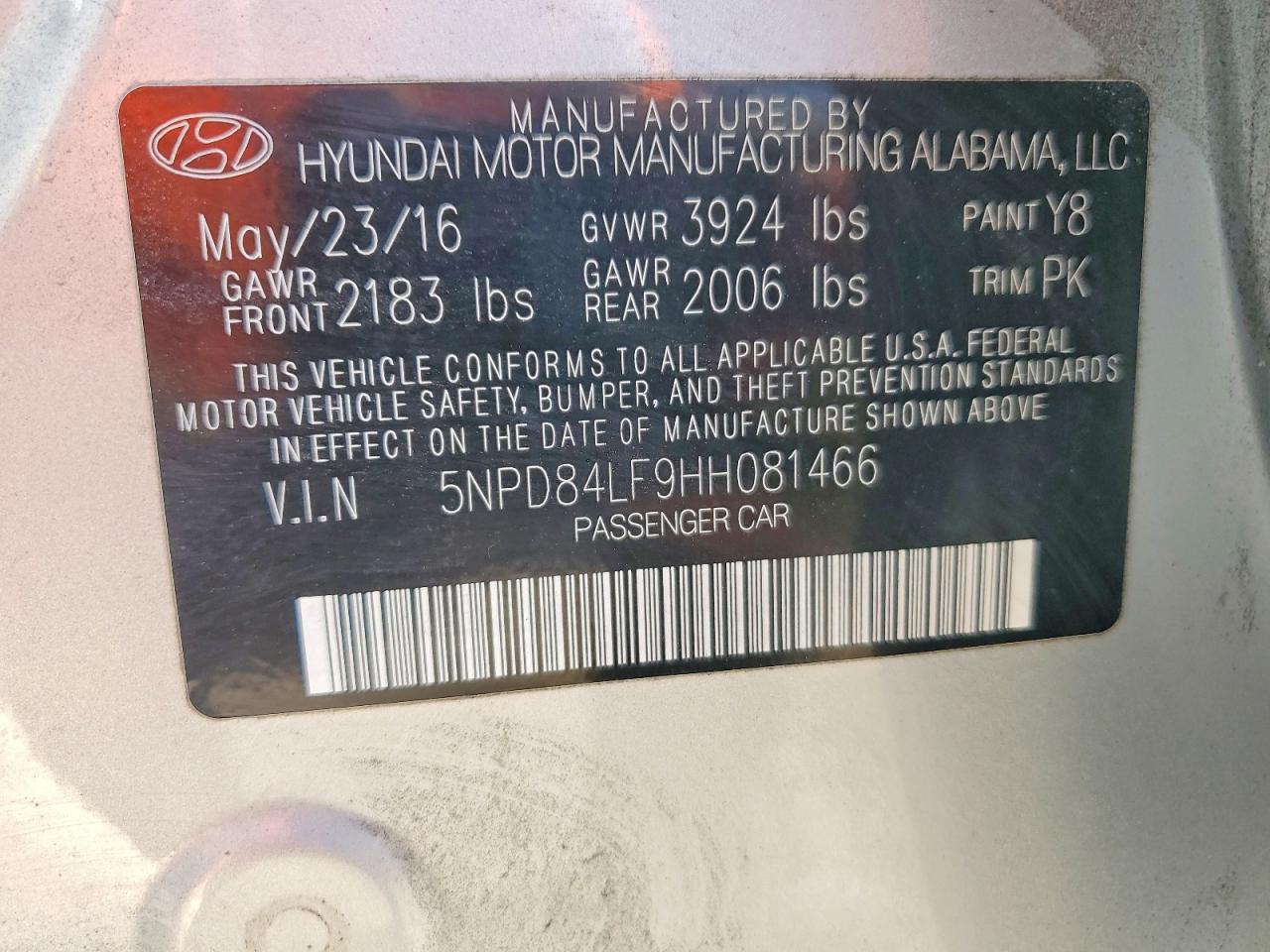 2017 HYUNDAI ELANTRA SE photo 25