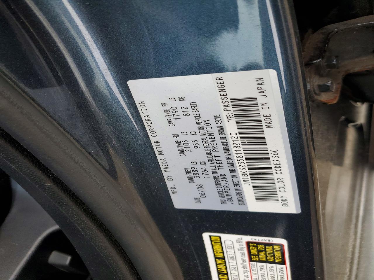2008 MAZDA 3 S photo 23
