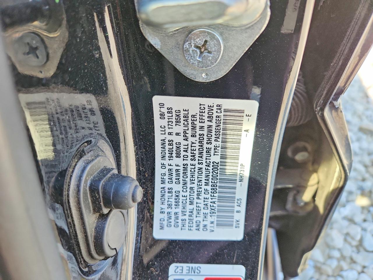 2011 HONDA CIVIC LX-S photo 23