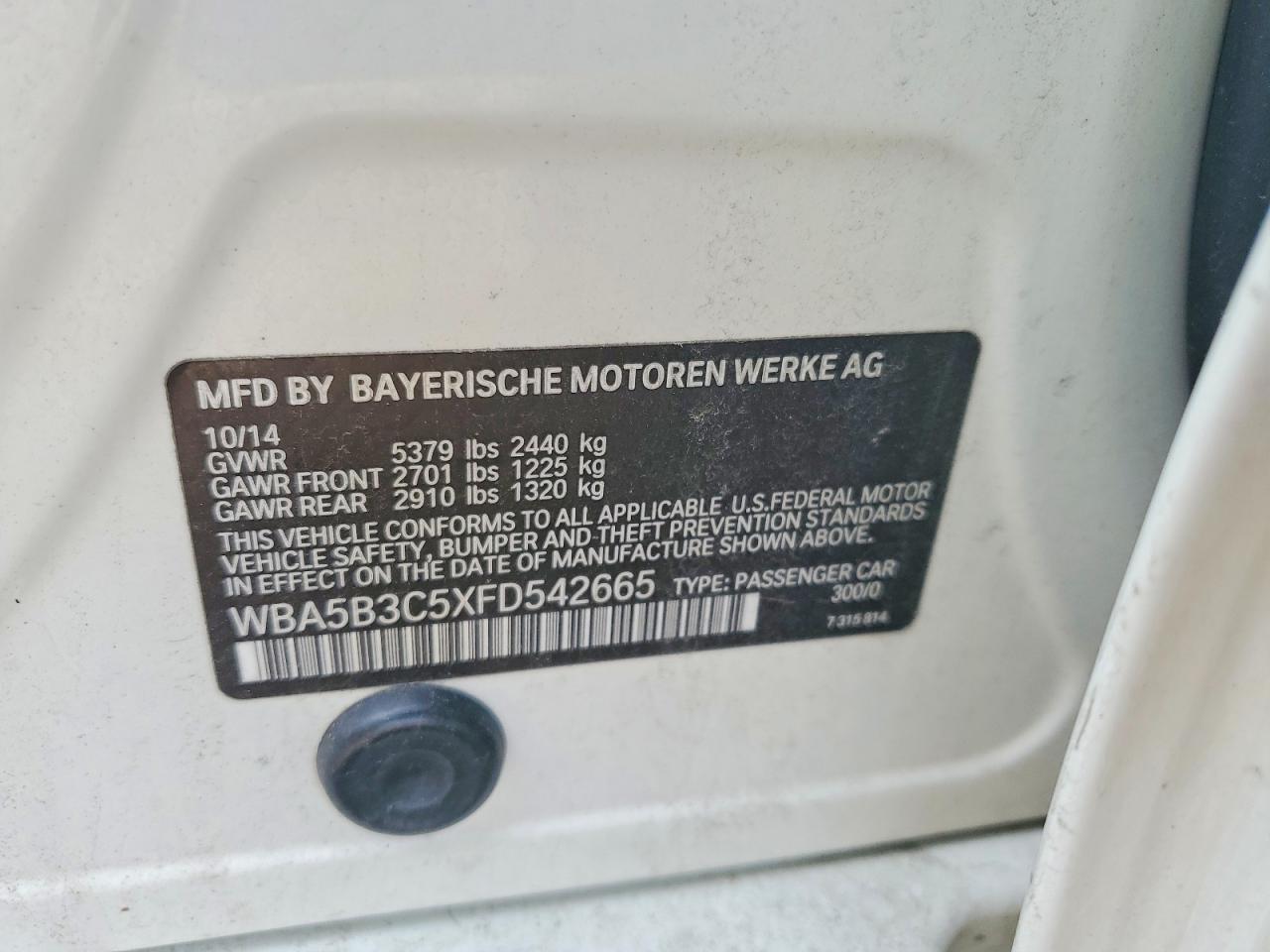 2015 BMW 535 XI photo 23