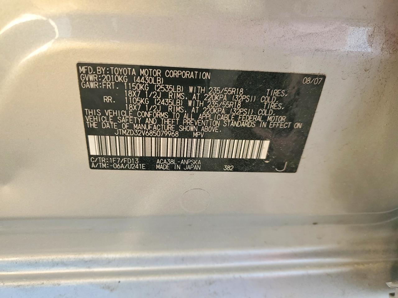 2008 TOYOTA RAV4 SPORT photo 27