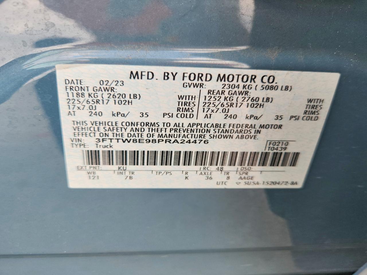 2023 FORD MAVERICK XL photo 34