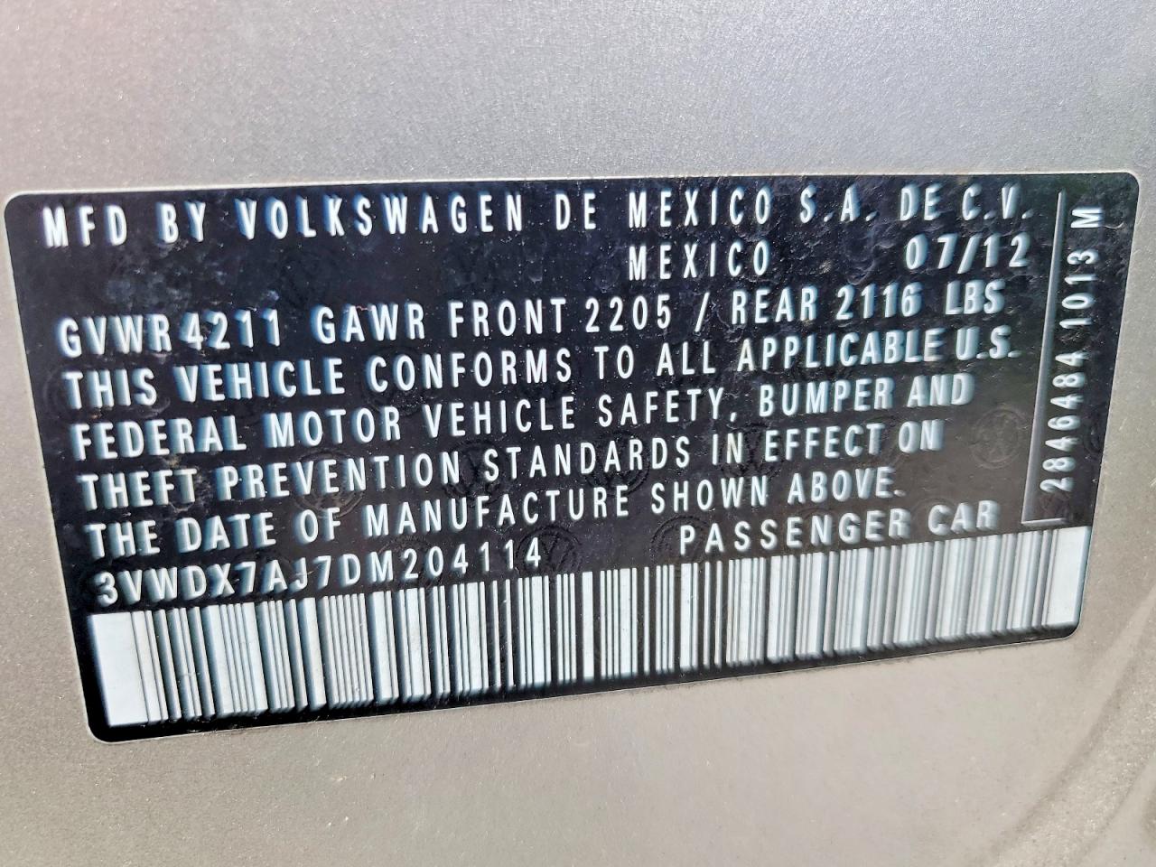 2013 VOLKSWAGEN JETTA SE photo 23
