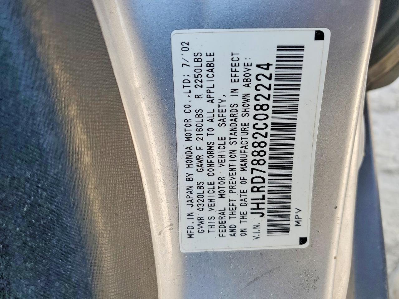 2002 HONDA CR-V EX photo 25