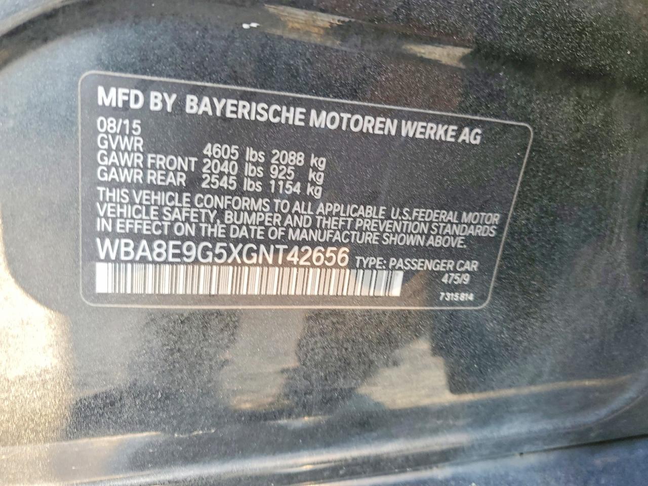 2016 BMW 328 I SULEV photo 25
