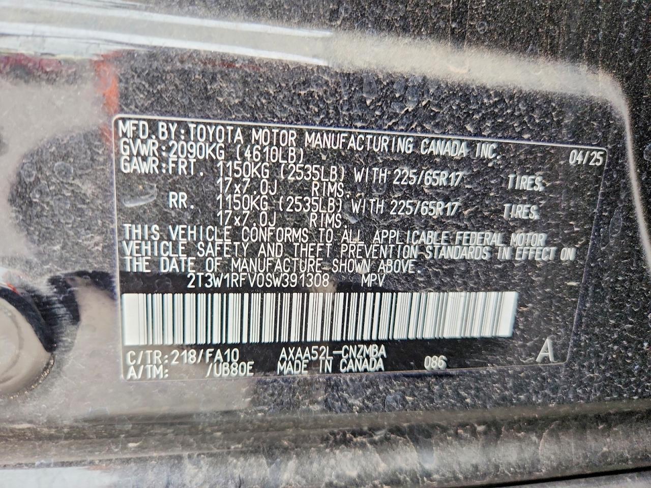 2025 TOYOTA RAV4 XLE photo 13