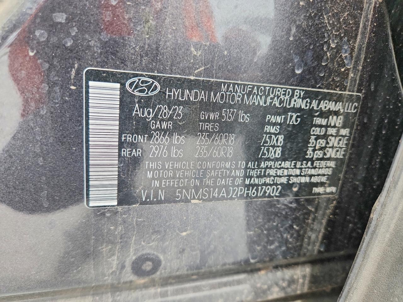 2023 HYUNDAI SANTA FE SE photo 25