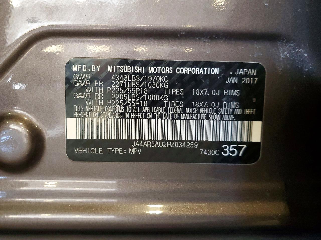 2017 MITSUBISHI OUTLANDER SPORT ES photo 40