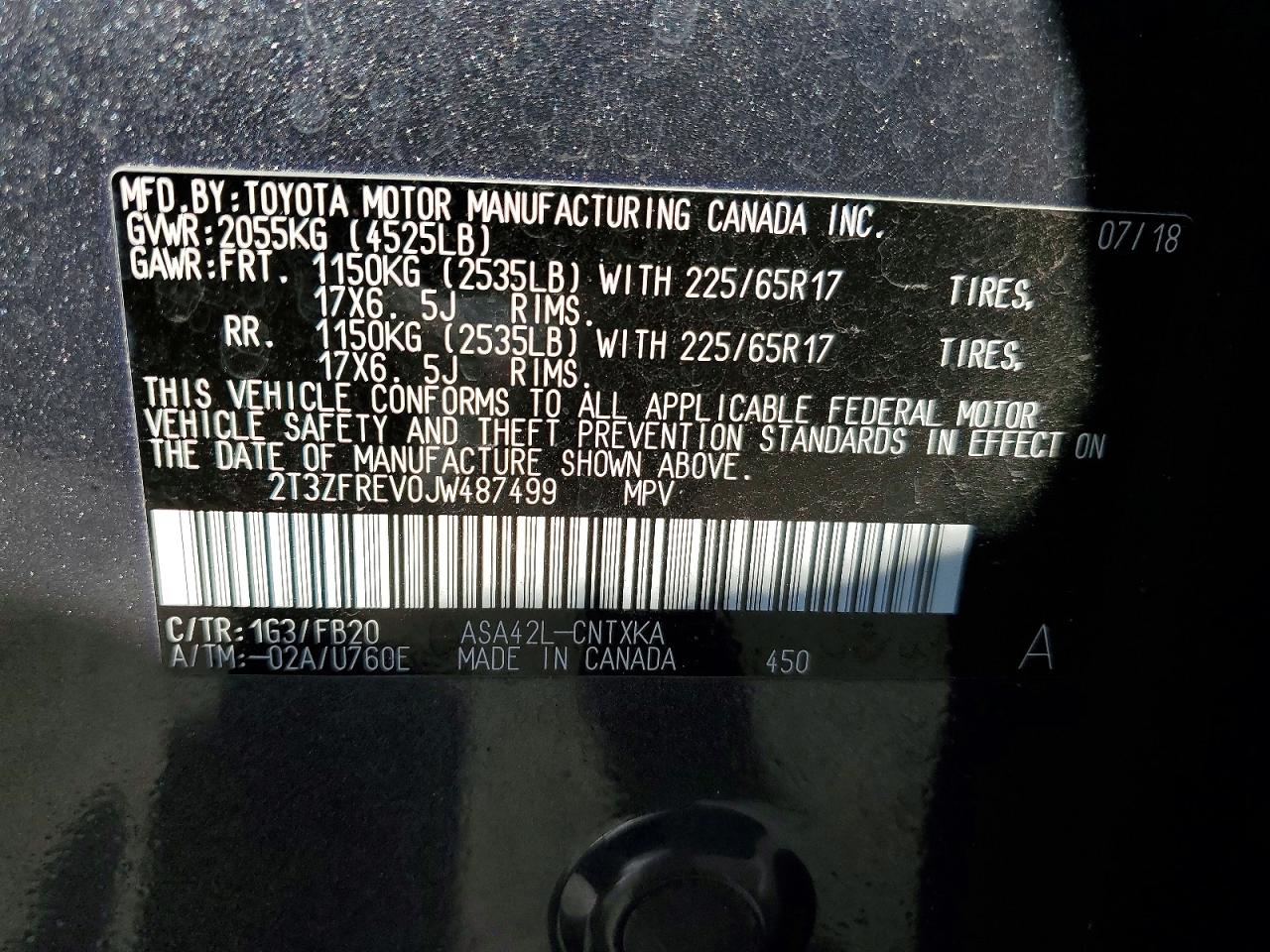 2018 TOYOTA RAV4 LE photo 25