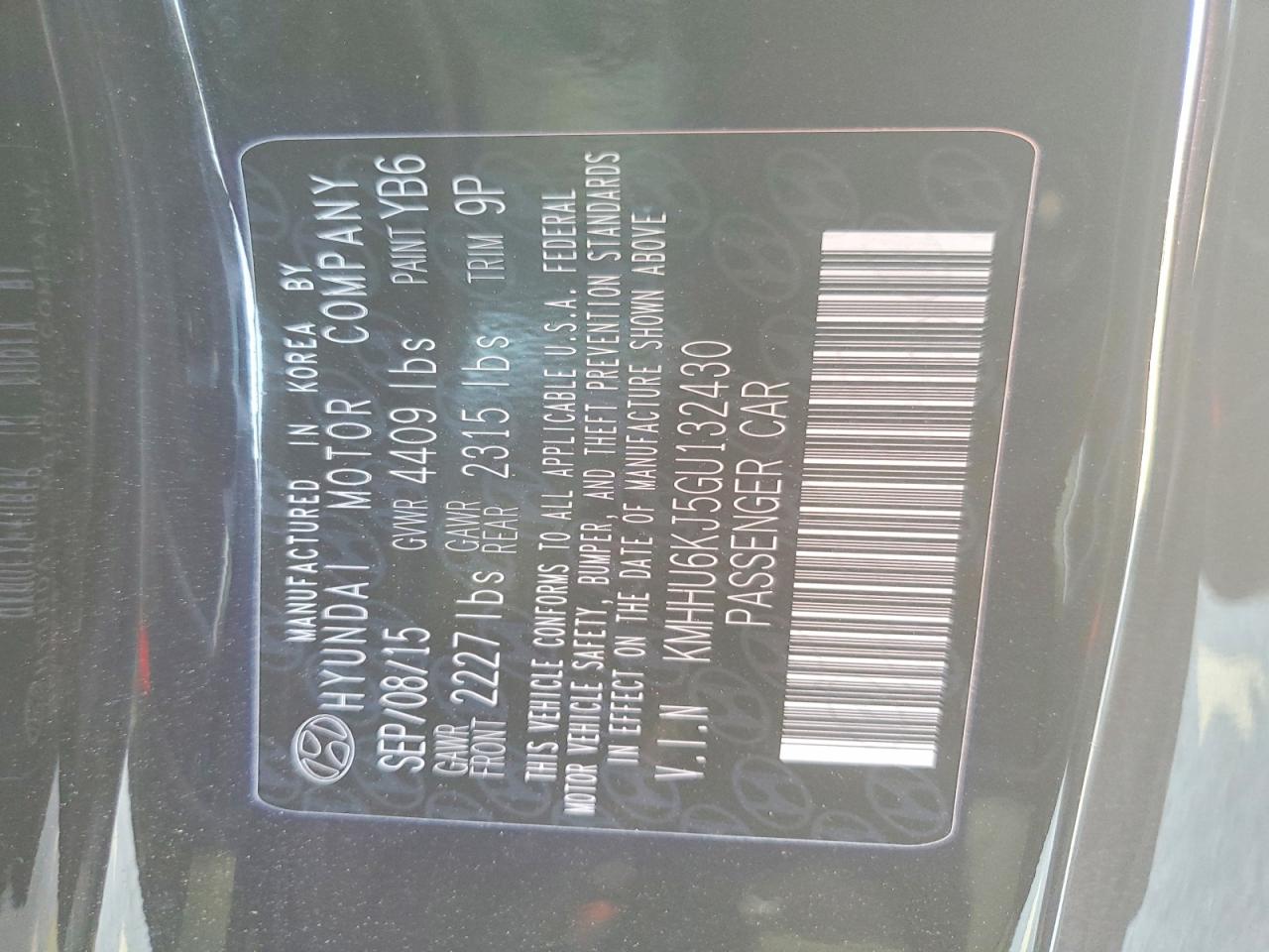 2016 HYUNDAI GENESIS COUPE 3.8 ULTIMATE photo 23
