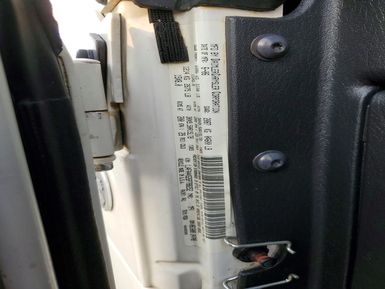 2006 JEEP WRANGLER / TJ UNLIMITED photo 12