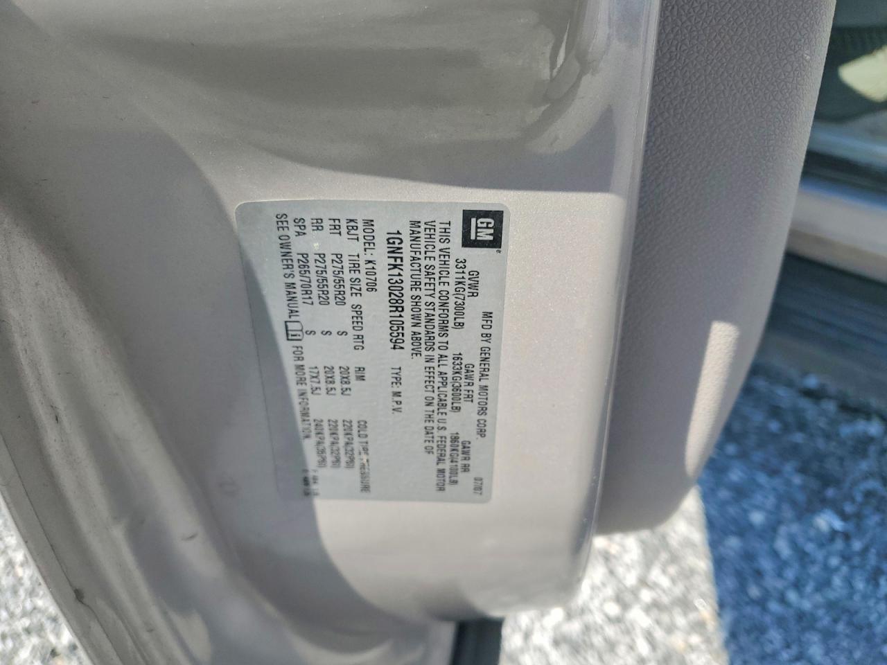 2008 CHEVROLET TAHOE K1500 photo 23