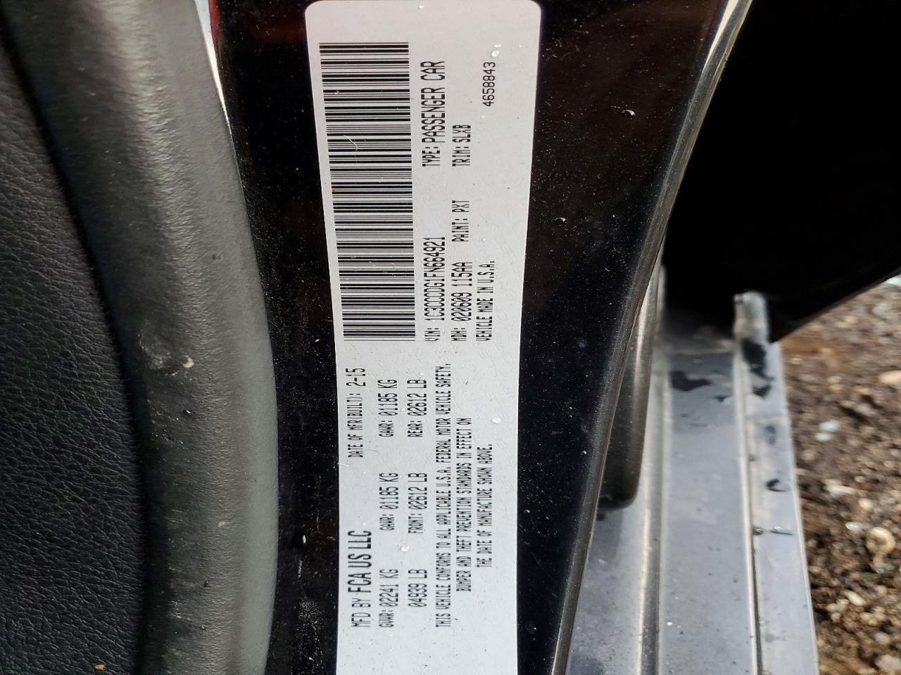 2015 CHRYSLER 200 photo 23