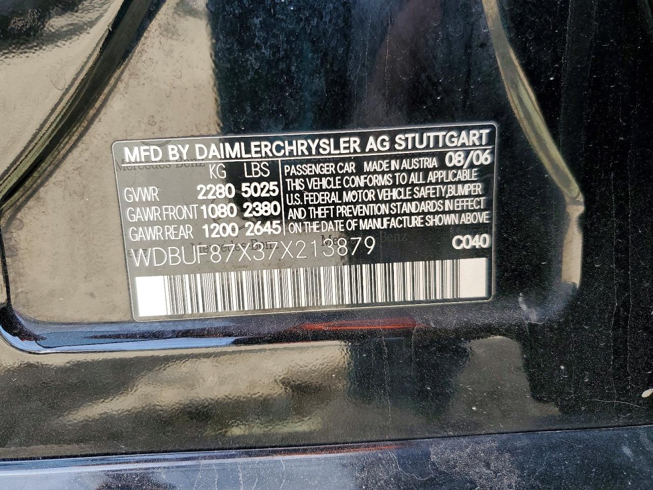 2007 MERCEDES-BENZ E 350 4MATIC photo 37