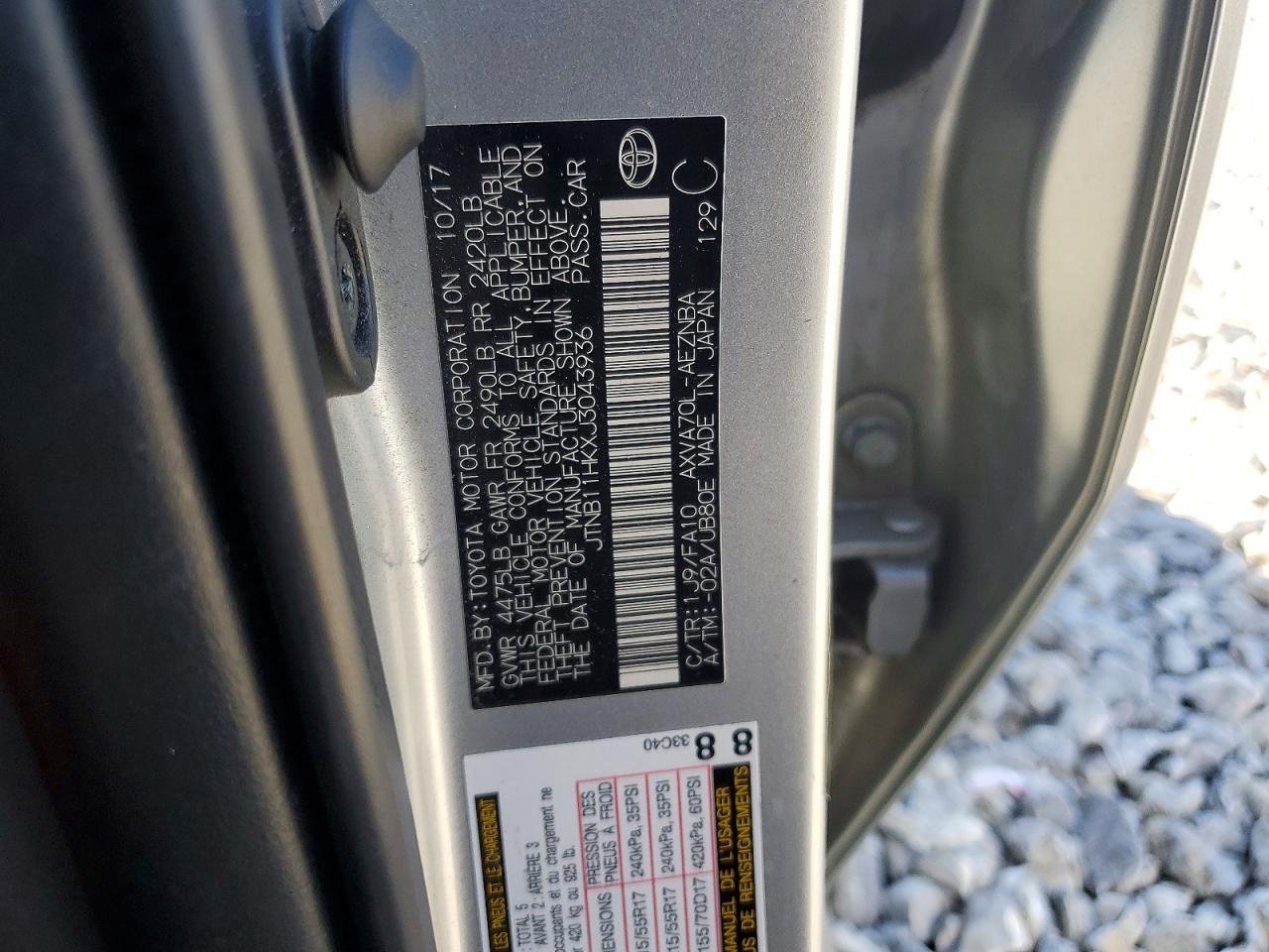 2018 TOYOTA CAMRY LE photo 23