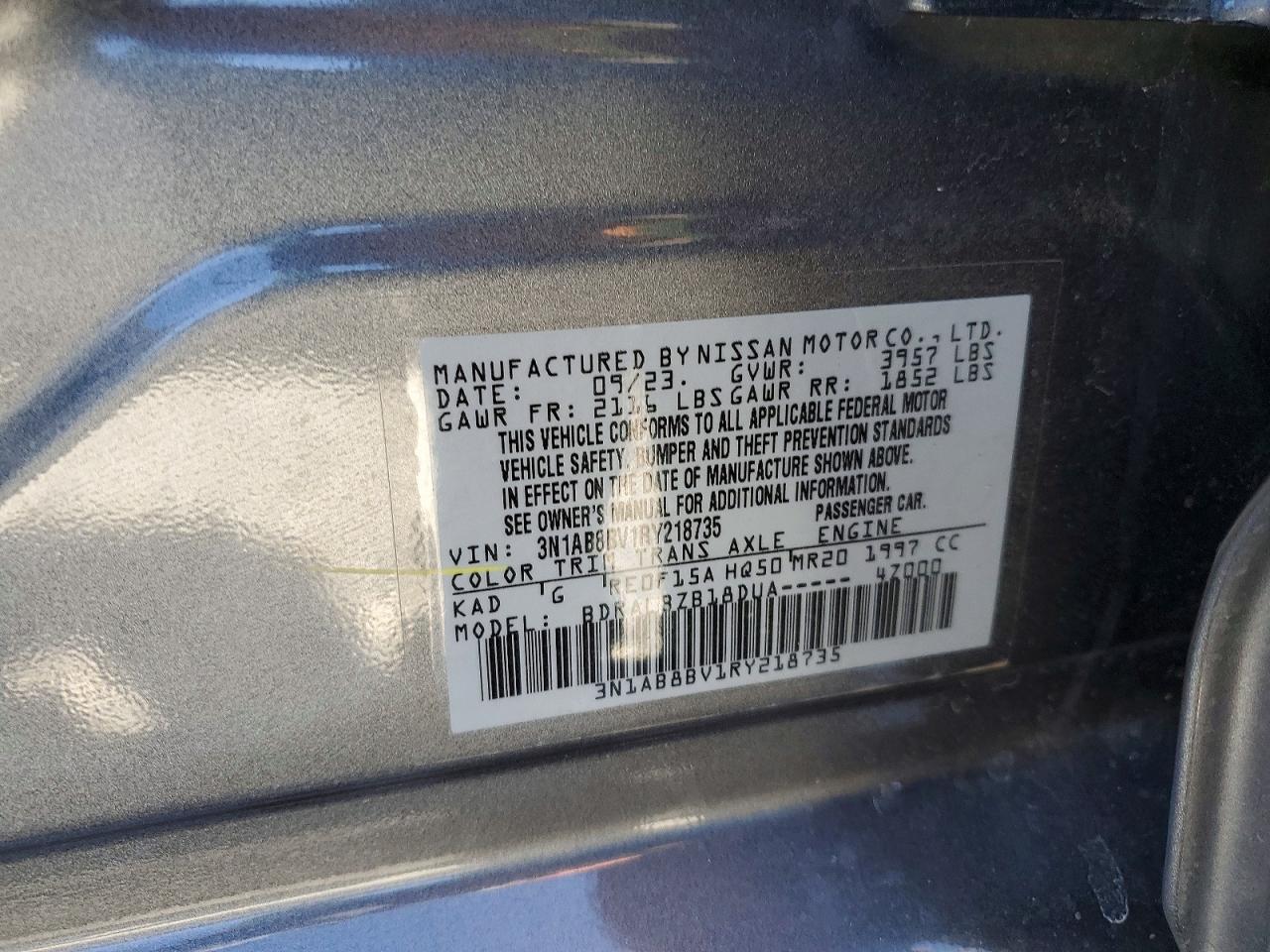 2024 NISSAN SENTRA S photo 23
