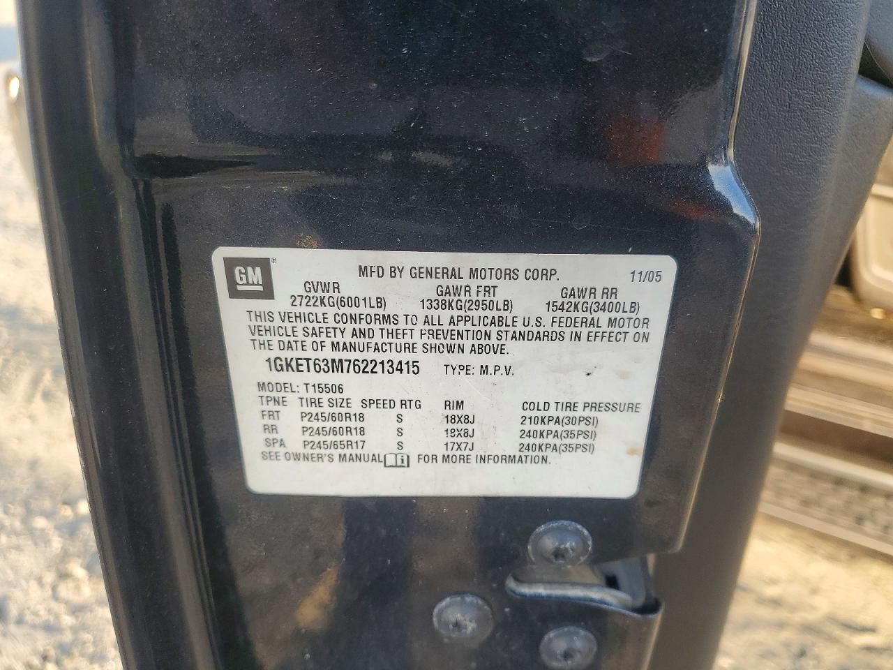 2006 GMC ENVOY DENALI photo 23