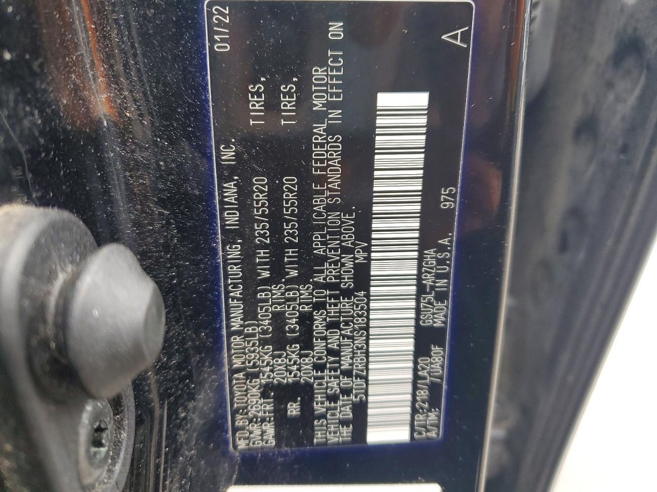 2022 TOYOTA HIGHLANDER PLATINUM photo 14