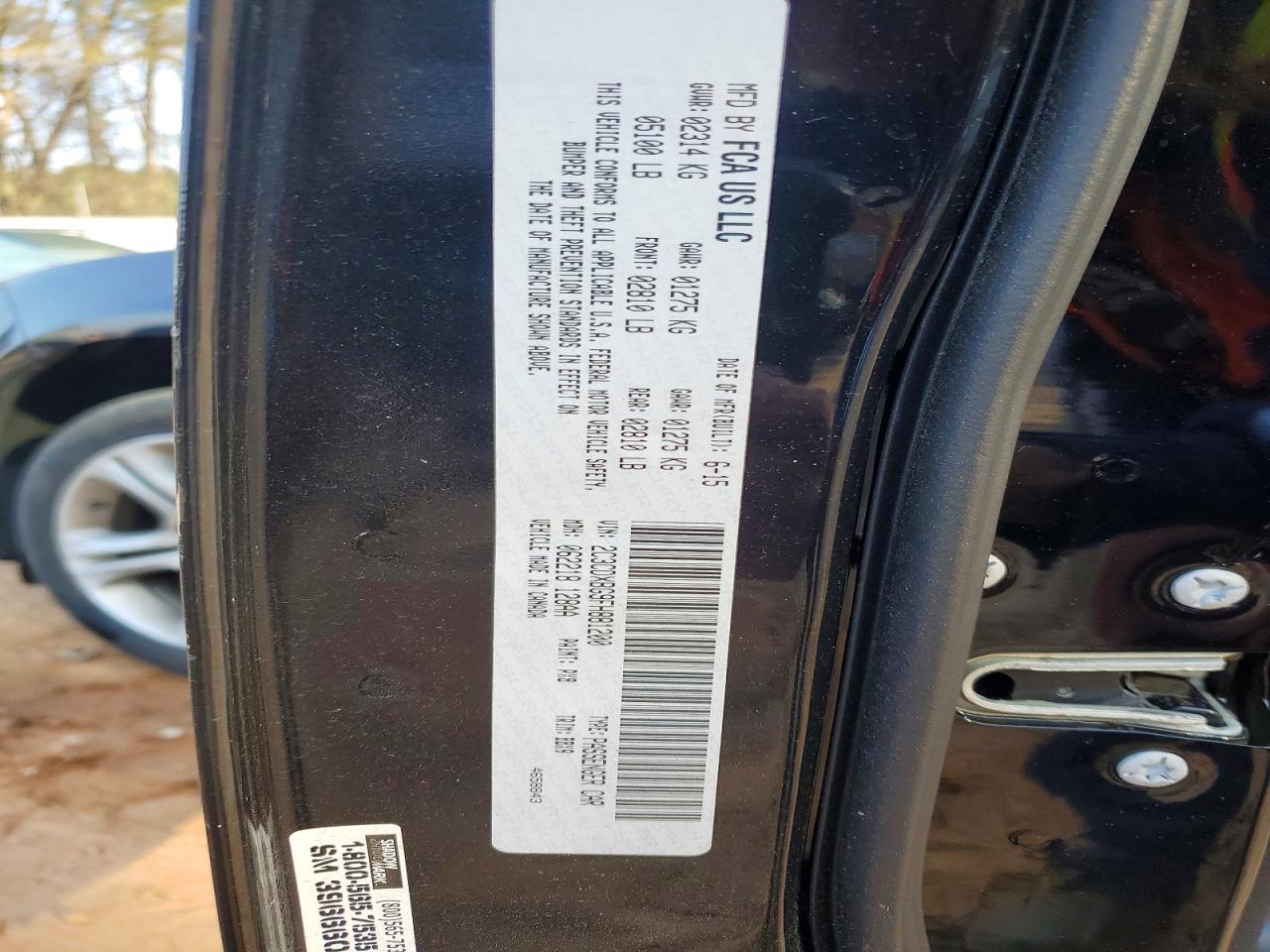2015 DODGE CHARGER SE photo 34