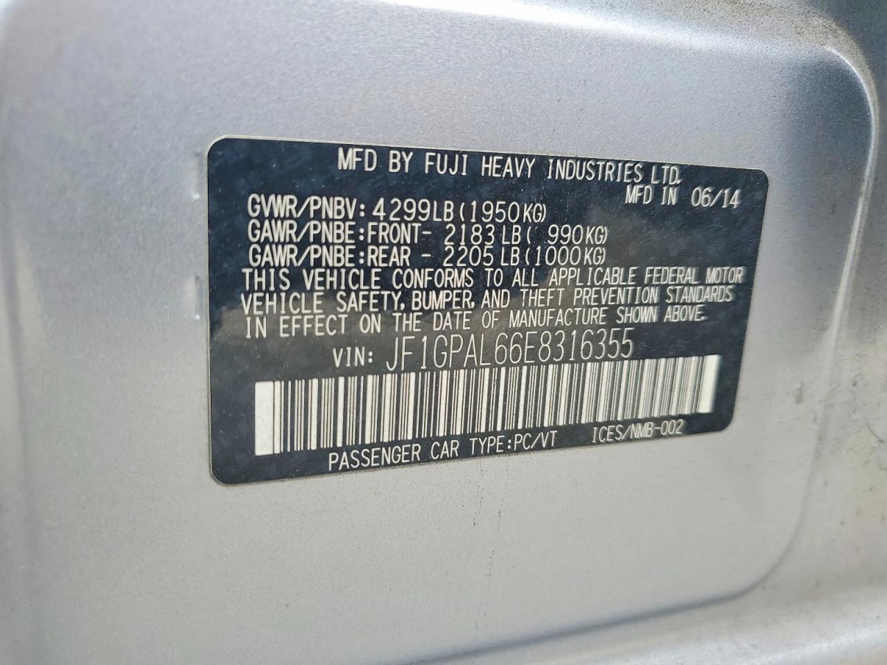 2014 SUBARU IMPREZA SPORT PREMIUM photo 34