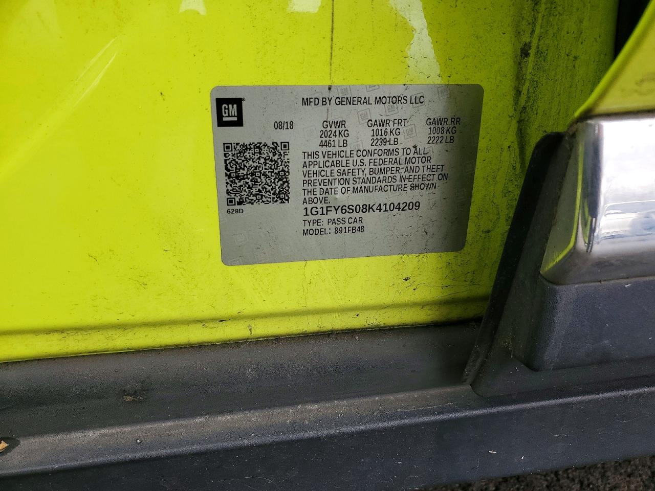 2019 CHEVROLET BOLT EV LT photo 34