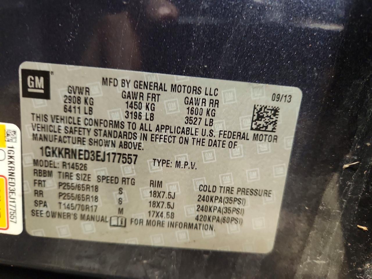 2014 GMC ACADIA SLE photo 14