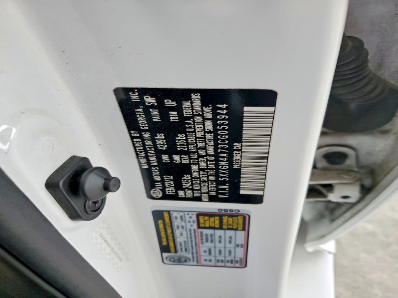 2012 KIA OPTIMA EX photo 12