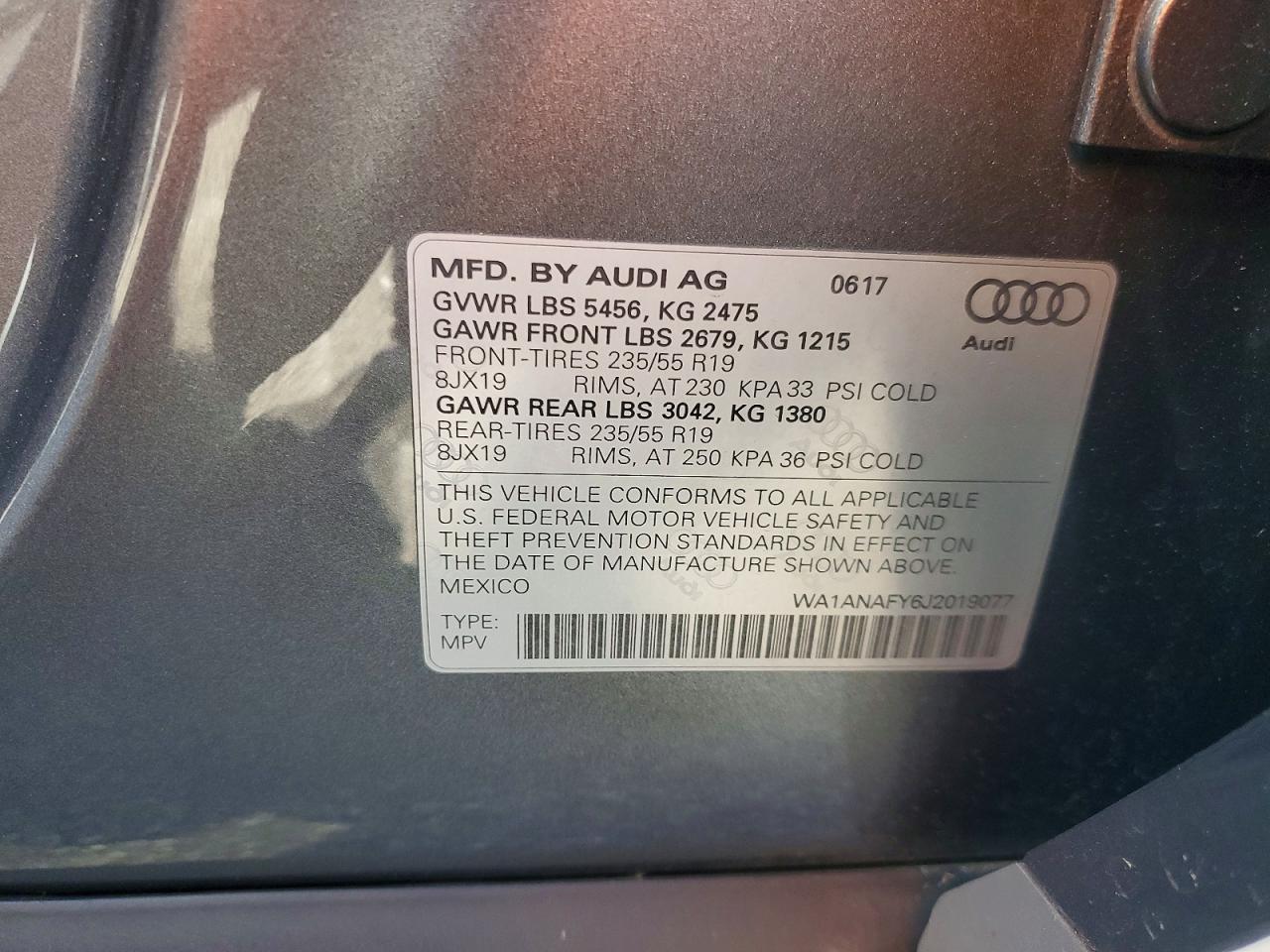 2018 AUDI Q5 PREMIUM photo 13