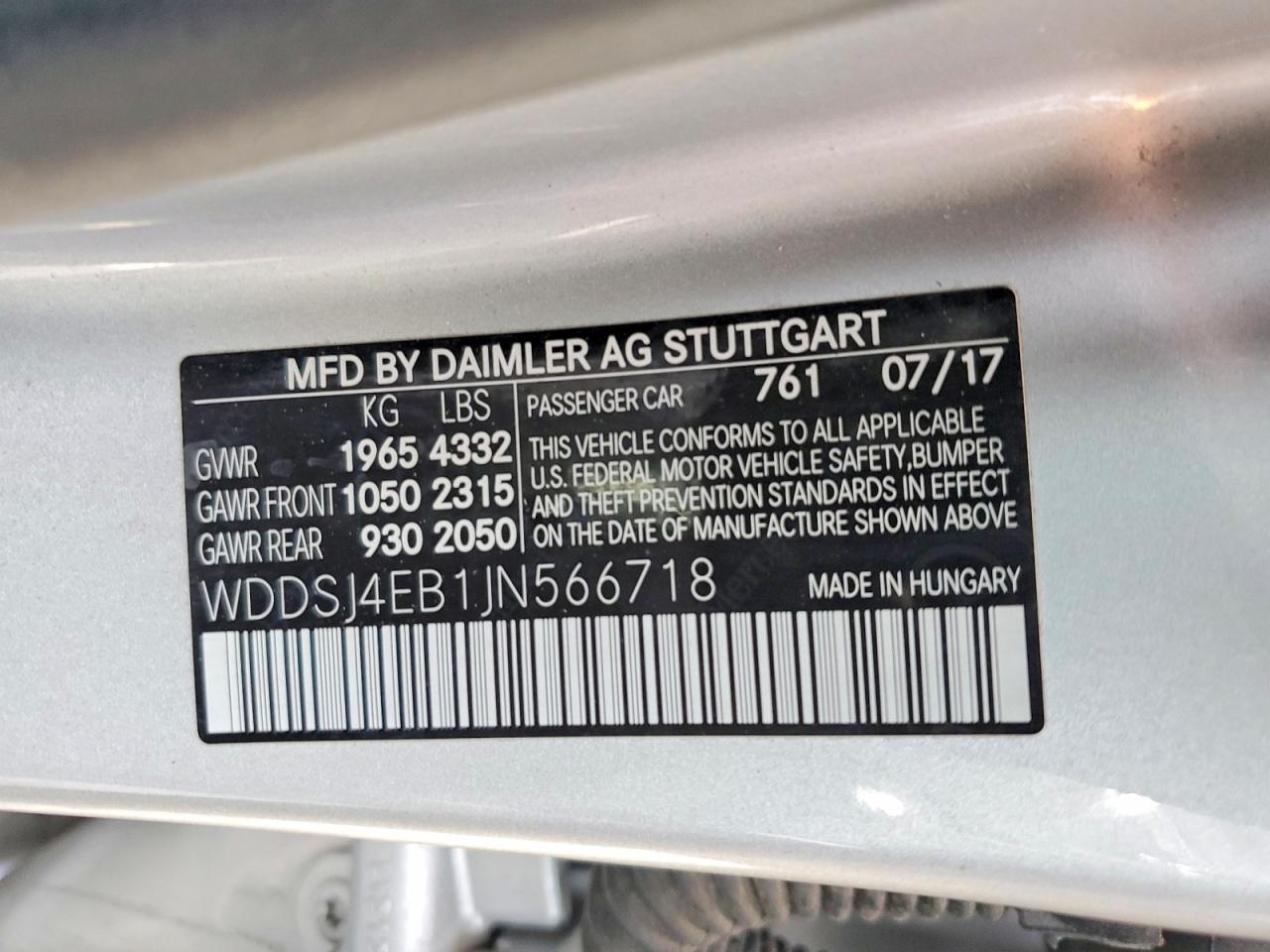 2018 MERCEDES-BENZ CLA 250 photo 23