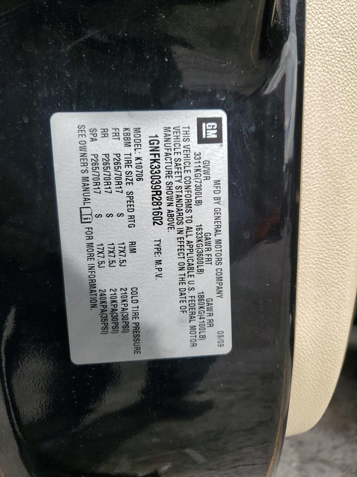 2009 CHEVROLET TAHOE K1500 LTZ photo 37